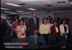 El ganador y su familia